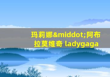 玛莉娜·阿布拉莫维奇 ladygaga